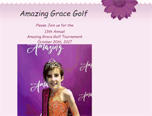 Tablet Screenshot of amazinggracegolf.com